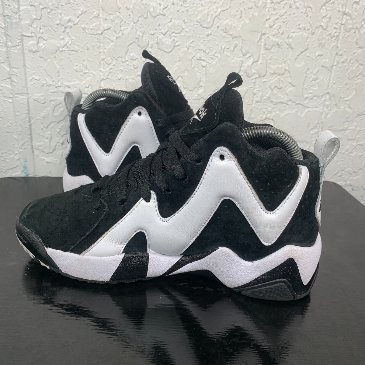 Reebok Kamikaze 2 OG Womens 6.5 Retro 2020 Black White Mens 5.5