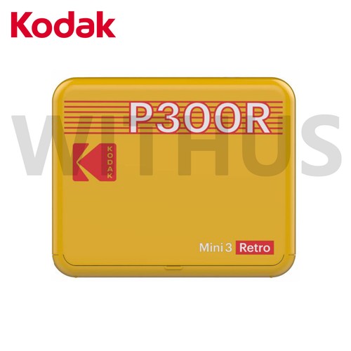 Przenośna drukarka fotograficzna Kodak Mini 3 Retro P300R (3x3 cale) + 8 arkuszy w zestawie - Zdjęcie 7 z 8