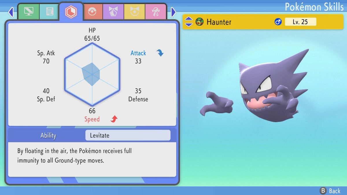 Shiny/non-shiny Gastly/gengar 6IV Brilliant Diamond/shining 