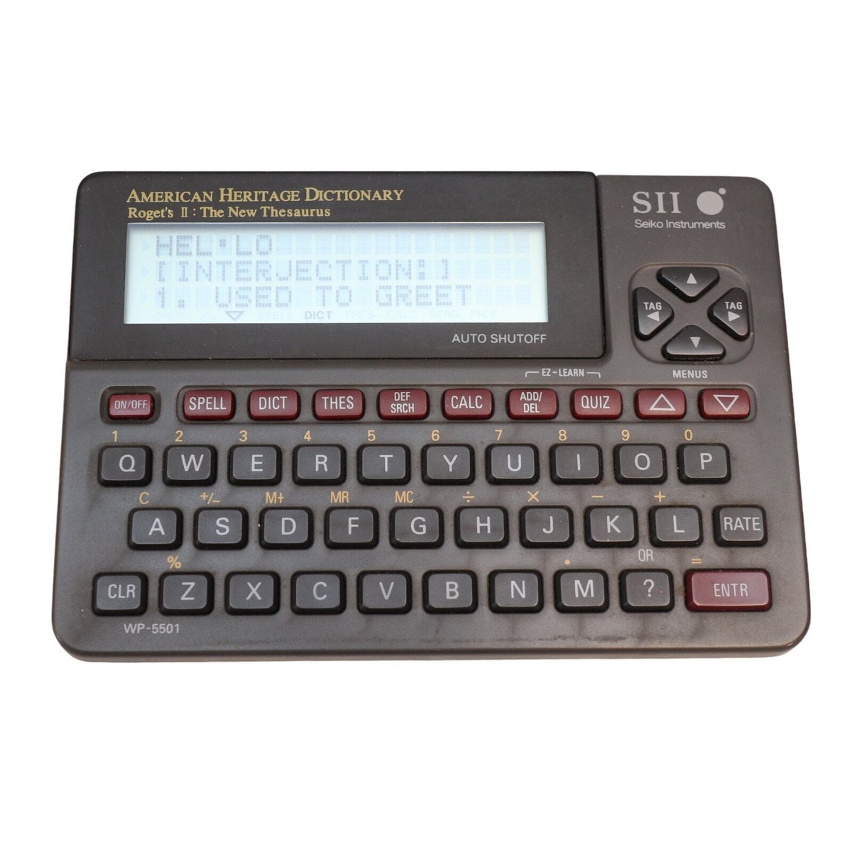Seiko Instruments Electronic American Heritage Dictionary SII WP