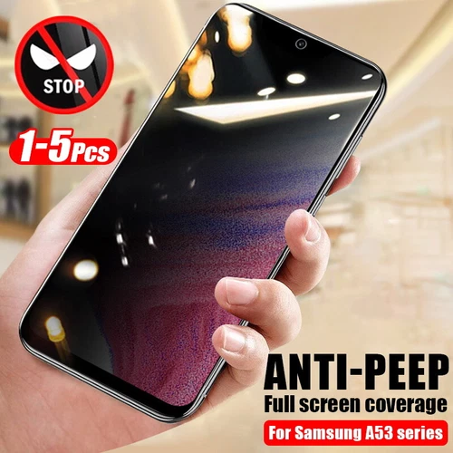 For Samsung A16 A36 A56 A55 A35 A54 A34 Privacy Tempered Glass Screen Protector - Picture 2 of 16