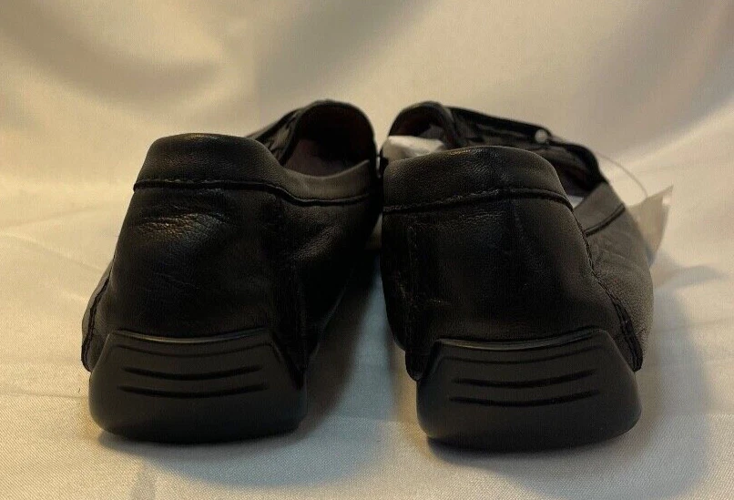 Men's Robert Zur Petra Black Leather Driver Loafer Size 11M - Image 4 of 4