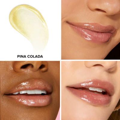 Too Faced Kissing Jelly Hydrating Lip Oil Gloss Shade Pina colada