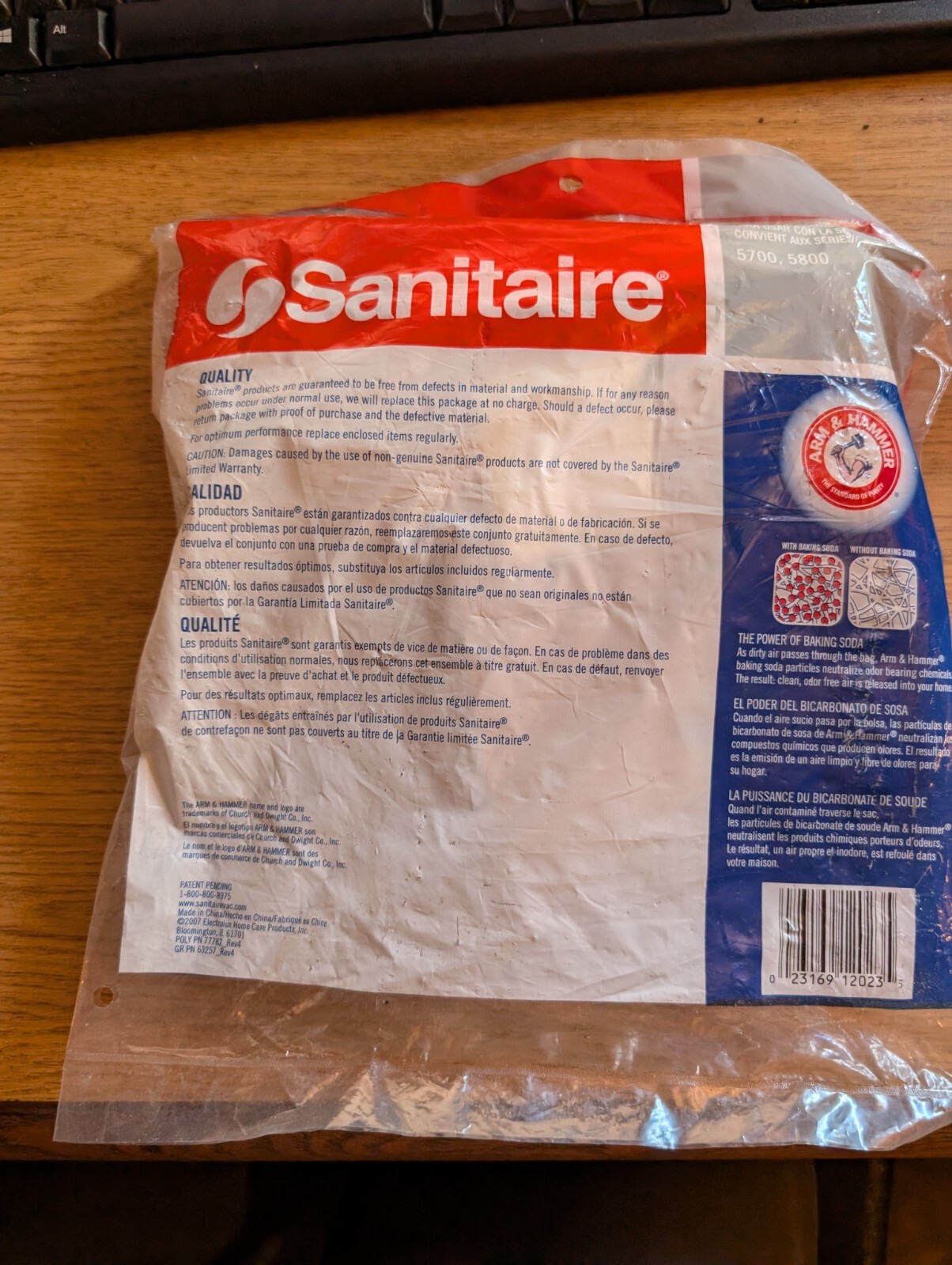 Sanitaire Odor Eliminating Vacuum Bags 63256 LS Pack Of 5 Bags