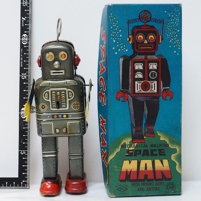 SY Mechanical Walking Space Man Right Leg Replacement Tin Robot Box Copy