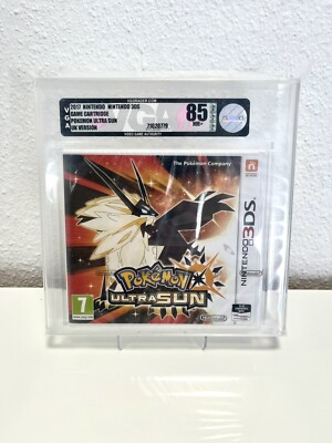 Pokemon Ultra Sun Sonne Version / Nintendo 3DS Spiel / 85+ NM+ VGA Graded  