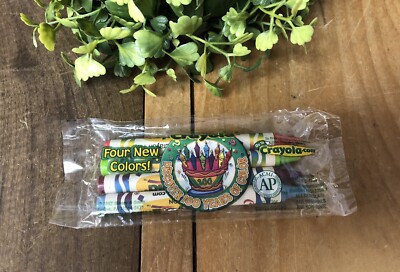 Vintage 2002 Crayola Crayons 100 Years 4 New Colors MANGO TANGO New Original Pkg