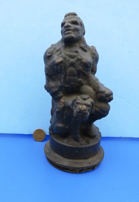 MR. T Paint-a-Statue Figure '80s vtg PRODUCTION MOLD 7''  The A-TEAM metal