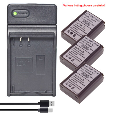 BLN-1 Battery or Charger for Olympus OM-D E-M5 EM5 Mark II E-M1 PEN E-P5 new
