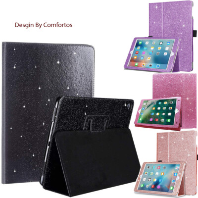 Luxus Apple iPad Book Glitzer Etui Abdeckung für iPad Air, Air2 9,7'' 2017-2018 Mini