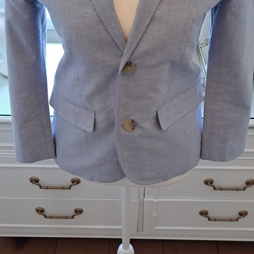 Crewcuts J. Crew Boys Chambray Lined Blazer/Sports Coat Size 10 - Picture 3 of 11
