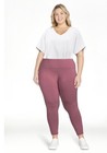 Terra and Sky Women’s Mauve Double Wide Waistband Soft Leggings 1X (16W-18W) NWT — photo 2