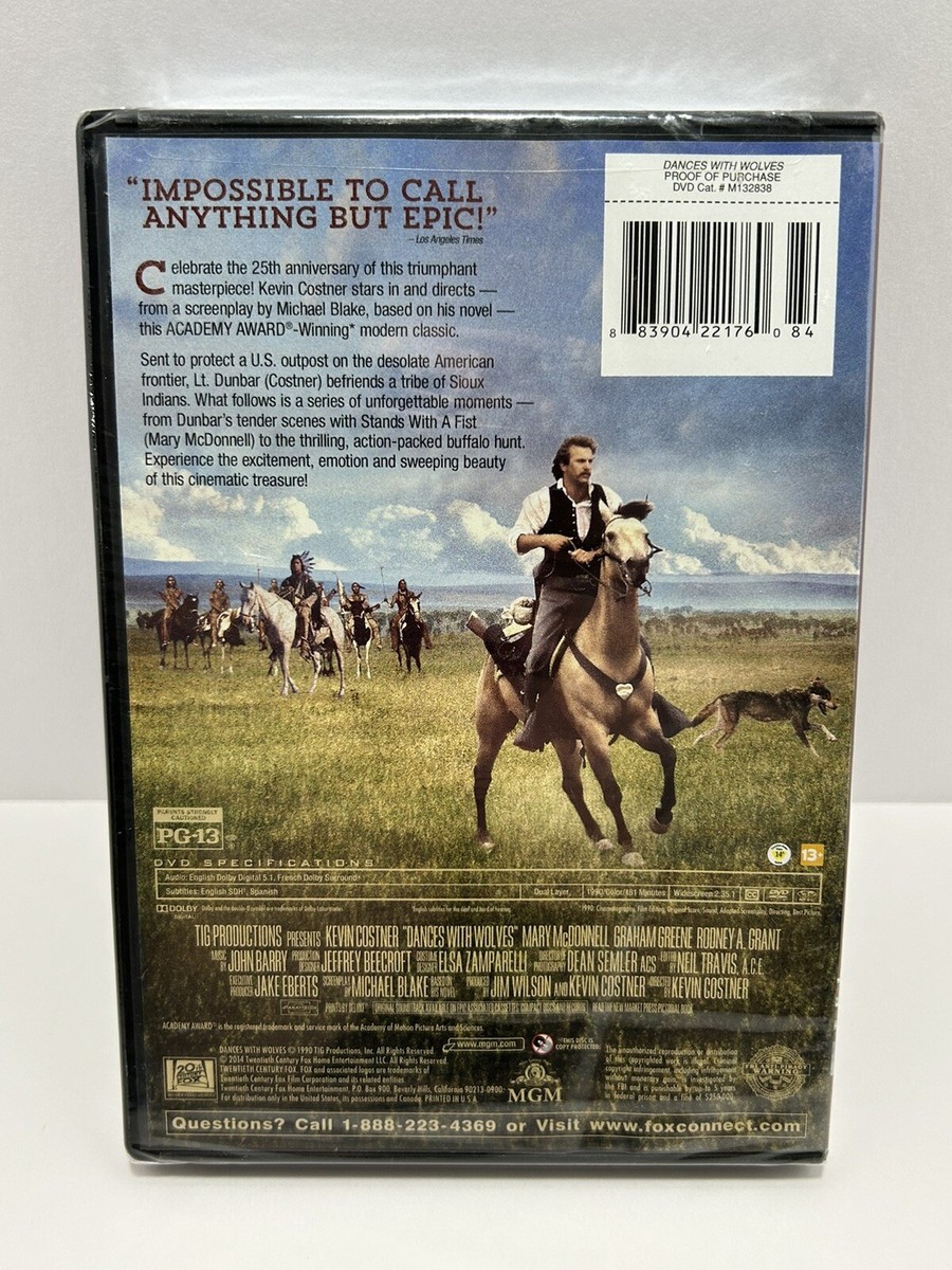 DANCES WITH WOLVES【レーザーディスク】 Dances With Wolves Laserdisc LD Original Shrink Widescreen
