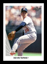 KEVIN TAPANI ⚾ 1990 Leaf Baseball #269 Minnesota Twins RC