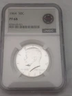 1964 Kennedy Half Dollar NGC PF68 Silver Coin Proof