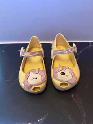 Mini Melissa Unicorn Mary Jane s, Size 7