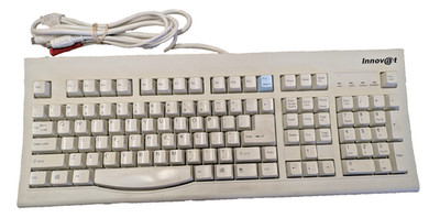Innov@t IT-3200  PS/2 mechanical IBM style Keyboard w/ audio connections Tested