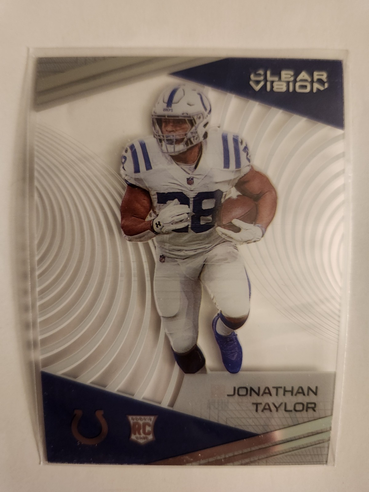2020 Panini Chronicles - Clear Vision Rookies Jonathan Taylor #CV-7 (RC)