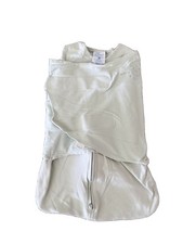 Halo SleepSack Swaddle Newborn birth - 3m , Light Green Cotton, 6-12lbs, GUC