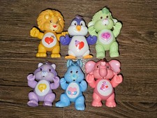 1980s Kenner Care Bears Cousins Poseables Figures - Full Set of 6 Cousins 