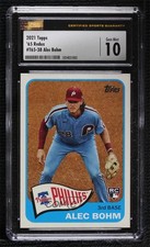 2021 Topps 1965 Topps Redux Alec Bohm #T65-38 CSG 10 Gem Mint 02lw