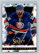 2013 Panini Select Expo #419 Cal Clutterbuck Cracked Ice New York Islanders
