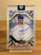 2025 Topps Transcendent Collection Francisco Lindor On Card Auto /25 Encased