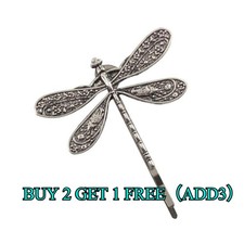 NEW 2X Dragonfly Shape Women Metal Hair Clips Grips Hair Clip Hairpin
