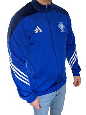 Adidas Portugal Trainingsjacke Vintage 2016/17 Blau Gr. L