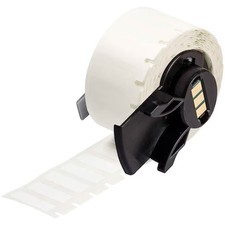 Brady M6-20-423 Pre-Cut Label Stock Roll, White, Gloss