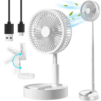 Leise Standventilator 30 40dB Geräuschpegel Faltbar Tragbar mit Akku 7200mAh