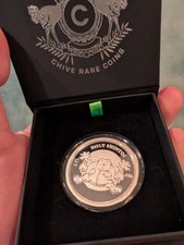 Chive Rare Coin, Holy Shinto! Silver Coin 1 oz (Chris Farley)