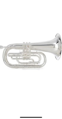Yamaha YEP-202MS MarchingEuphonium - Silver-plated