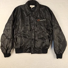 Vintage 1988 Chevrolet Certified Technicians Awards Black Jacket Men Size Large