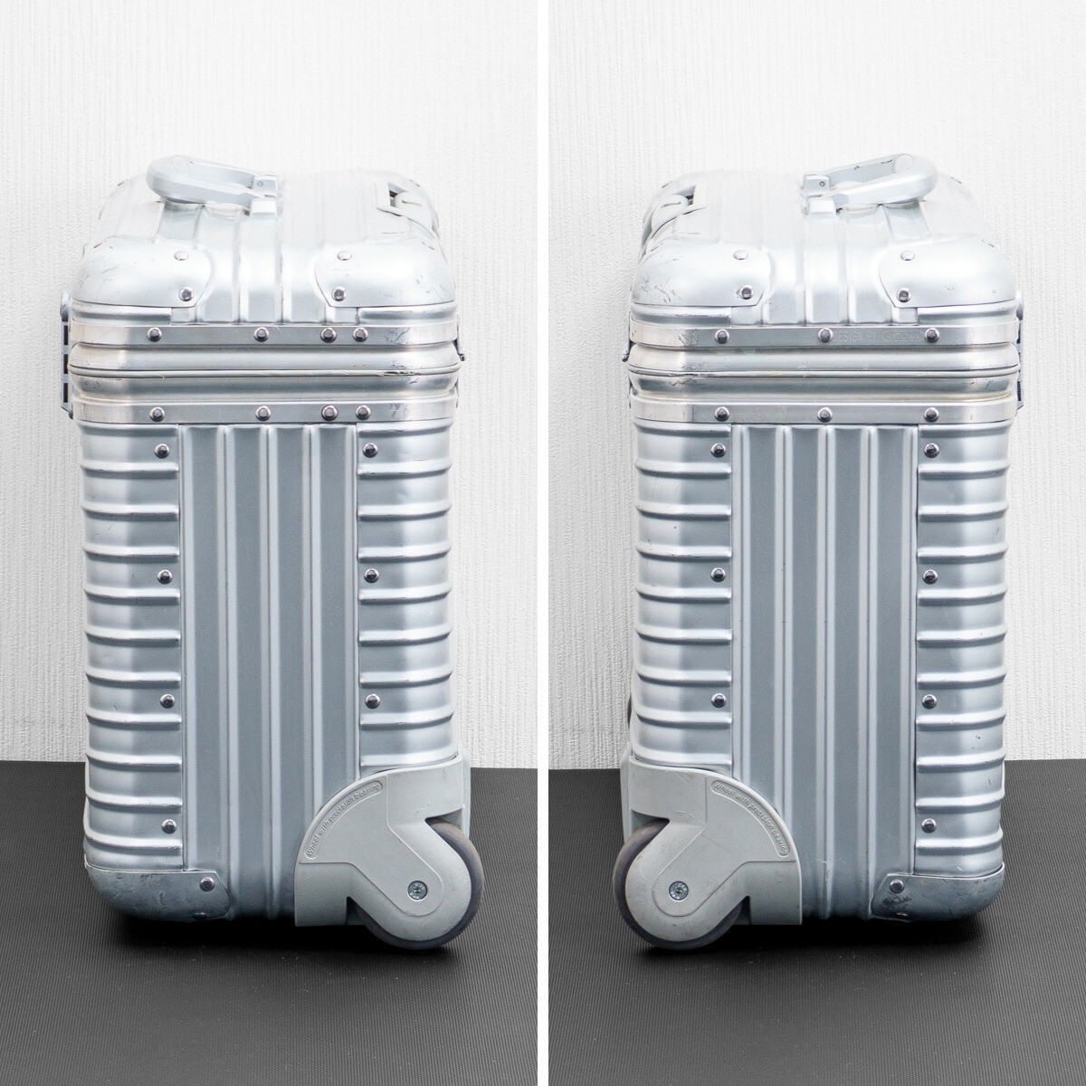 Rimowa Topas Pilot Trolley 36L Silver 2-wheels Carry Case Suitcase