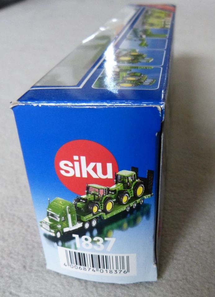 Siku Modell M87 1837 John Deere Tieflader mit 2 Traktoren 6820 & 6920 1:87 OVP - Bild 4 von 4