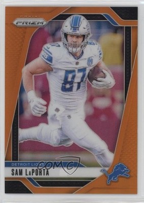 2024 Panini Prizm Orange Prizm 53/249 Sam LaPorta #96 rf2