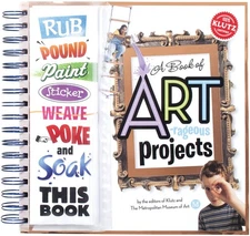 A Book of Artrageous Projects - spiral_bound The Editors of Klutz