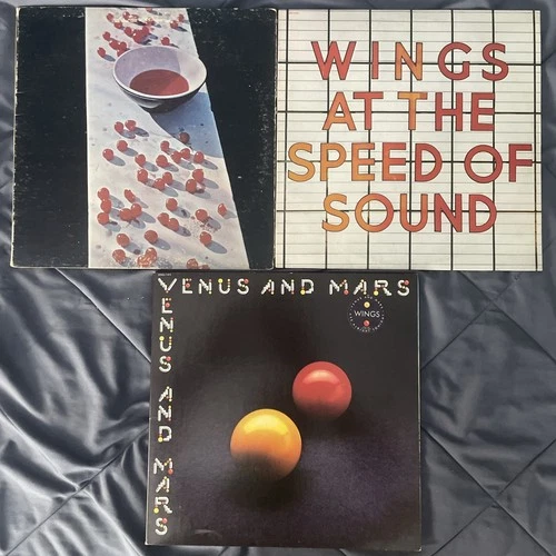 Paul McCartney/Wings 3 Record Lot