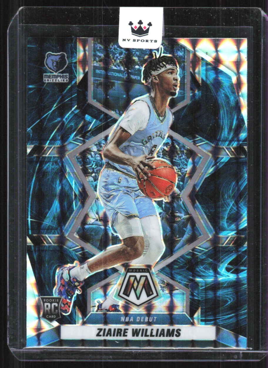 2021-22 Panini Mosaic genesis Ziaire Williams Rookie Memphis Grizzlies #273