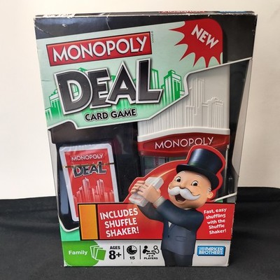   Monopoly Deal Card Game with Shuffle Shaker   Parker Brothers   NEW
