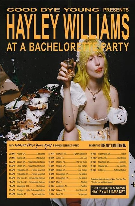 Hayley Good Dye Young Presents Tour 2026 Poster