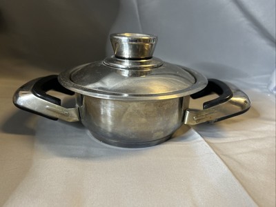 Nutri Stahl Nutri Thermic 24 Element Stainless 1 Qt Saucepan Mini Pot w Lid