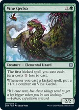 x4 Vine Gecko - Zendikar Rising - NM - MTG