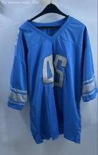 Mens Blue Detroit Lions Jack Campbell 46 Football-NFL Pullover Jersey Size 3XL