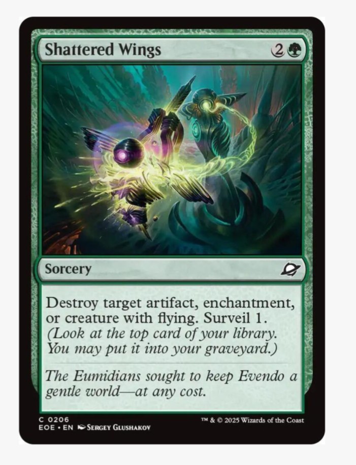 edge of eternities mtg card prices Magic: The Gathering Commander Deck You may choose new targets for the copy Shattered Wings | Edge of