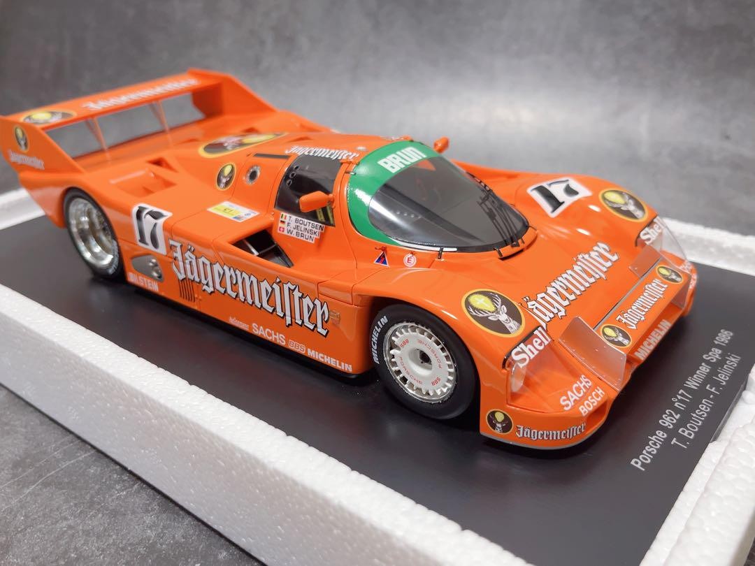 No469ミニカー1/18 Jaguar Spa Francor Champs Pre-order TOPPARQUES 1/18 Jaguar XJR9 No.2 1988 Le Mans