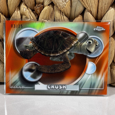 2026 Topps Chrome Disney Pixar Finding Nemo Crush #91 ORANGE 03/25