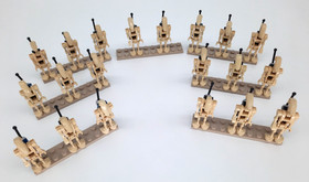 LEGO Star Wars Lot of 20 Battle Droids sw0001 w/ Custom Radio Backpacks Set 7662