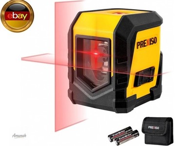 PREXISO Kreuzlinienlaser, Selbstnivellierender Linienlaser mit Rotem Laser,